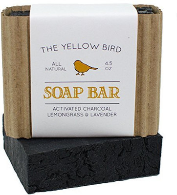 

The Yellow Bird Activated Charcoal Soap Bar. Natural Detoxifying Body & Face Wash(127.53 g)