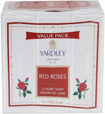 

Yardley London Red Rose soap(300 g, Pack of 3)