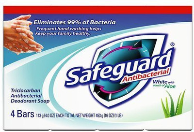 

SafeGuard Deodorant Antibacterial Deodorant Soap White 4 Count(453 g, Pack of 3)