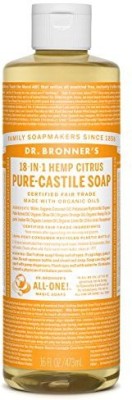 

Dr. Bronner's Organic Castile Liquid Soap Citrus Orange Magic Soaps(473 ml)