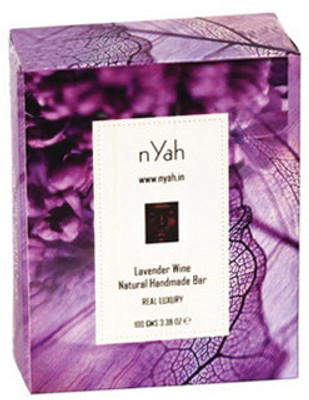 Nyah Lavender Wine Natural Handmade Bar(100 g) Nyah Lavender Wine Natural Handmade Bar(100 g)