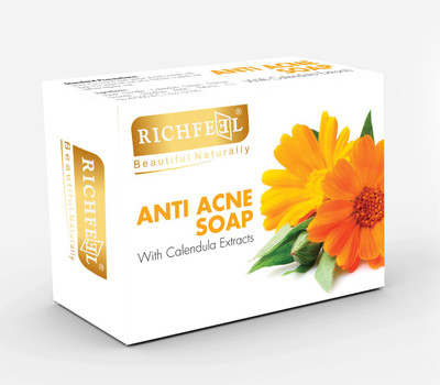 

Richfeel Anti Acne Soap with Calendula Extracts(75 g)