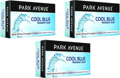 

Park Avenue Cool Blue Soap - Pack of 3(125 g, Pack of 3)
