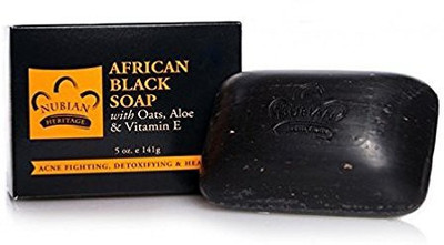 

Nubian Heritage Bar Soap African Blk with Al pack of 4(141 g)