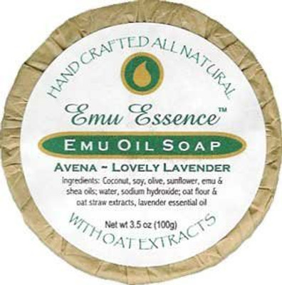

Emu Essence Oil Soap Avena Lovely Lavender(100 g)