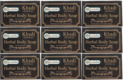 

Khadi Rishikesh Herbal Mix Fruit Body Soap-Pack of 9 Each(125 g, Pack of 9)