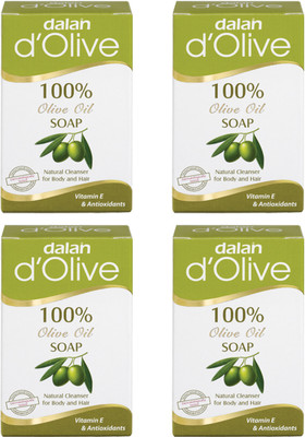 

Dalan Pure Olive Oil Soap, 150g X 4 pcs.(600 g, Pack of 4)