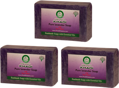 

Khadi Herbal Pure Lavender(375 g, Pack of 3)