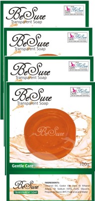 

Besure Gentle Care Transparent Soap Pack Of 4 100g(100 g, Pack of 4)