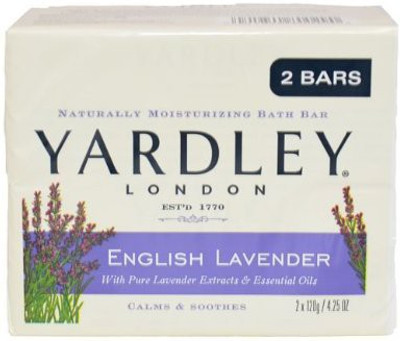 Yardley London Bar Soap English Lavender 2 Count(120 g)
