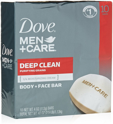 

Dove Men+Care Body and Face Bar(113 g, Pack of 10)