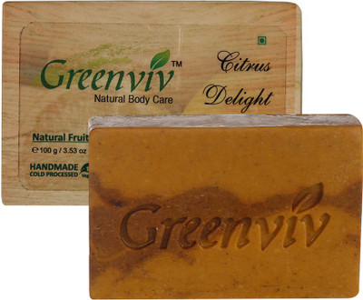 

Greenviv Natural Citrus Delight Soap(100 g)