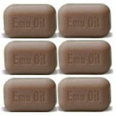 Soap Works Emu Oil Soap Bar SIX BARS Brand(110 g, Pack of 6)