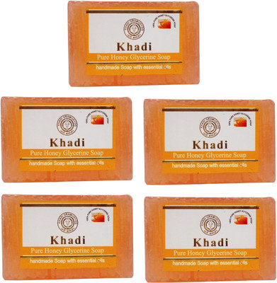 

Khadi Herbal Pure Honey soap(625 g, Pack of 5)