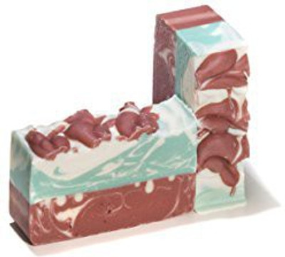 

Falls River Soap Red Rose Goat Milk Soap Bar Handmade Organic Herbal Bar with Therapeutic Essential Oils. Natural Moisturizing Body Soap for Skin and Face. With Goat Milk Shea Butter and Natural Glycerin(120 g)