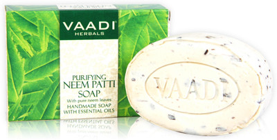 

Vaadi Purifying Neem Patti Soaps with Pure Neem Leaves - Freebie(75 g, Pack of 6)