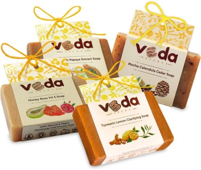 

Veda Essence Natural Veda Essential Oils soap combo(125 g, Pack of 4)