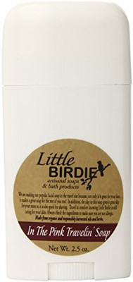 

LITTLE BIRDIE In The Pink Travel Soap With Pink Kaolin Clay And Dial Up Container(70.85 g)