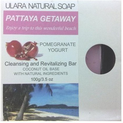 

Ulara Natural Soap Pomegranate Soap - Ulara Pattaya Getaway Made with Pure Coconut Oil(100 g)