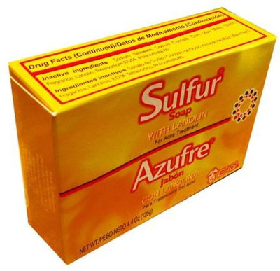 

Grissi Bio Sulfur Soap with Lanolin for Acne Prone Skin(125 g)
