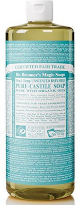

Dr. Bronner's Soaps Organic Pure Castile Liquid Soap Baby Mild - 3 Pack (Image may vary)(240 ml, Pack of 3)