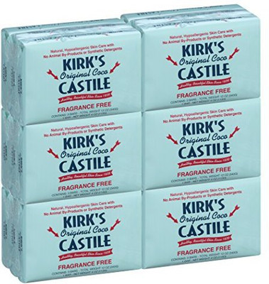 

Kirks Castile: Coco Castile Bar Soap Fragrance Free (18 pack)(120 ml, Pack of 18)