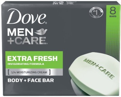 

Dove Men+Care Body and Face Bar Extra Fresh 8 Bar(120 ml, Pack of 8)