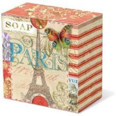 

Punch Studio Everyday Pleat-wrapped Boxed Soaps-patchwork Paris 50051(99.19 g)
