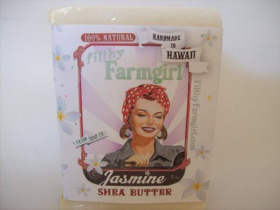 

Filthy Farmgirl Jasmine Shea Butter BAR SOAP Jasmine Pikake Vanilla Soy(150 ml)