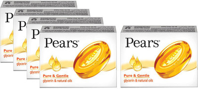 Pears Pure & Gentle Soap Bar(5 x 125 g)