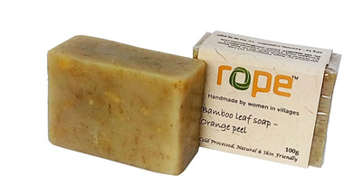 

Rope International Bamboo Leaf Soap - Orange Peel(200 g, Pack of 2)