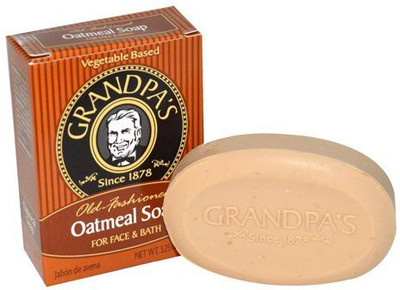 

Grandpa's Old Fashioned Oatmeal Bar Soap for Face and Bath(97.5 ml)