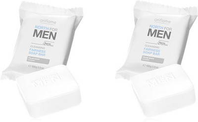 

North For Men Cleansing Fairness Soap Bar(Pack Of 2)(200 g, Pack of 2)