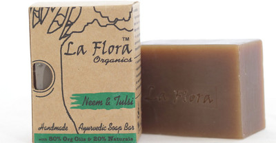 

La Flora Organics Neem Tulsi Skin purifying Handmade Soap Bar(100 g)