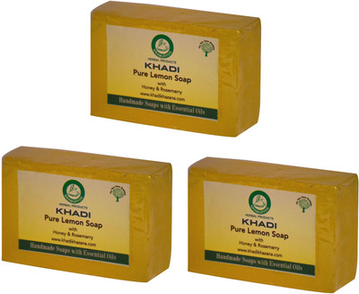 

Khadi Herbal Pure Lemon(375 g, Pack of 3)