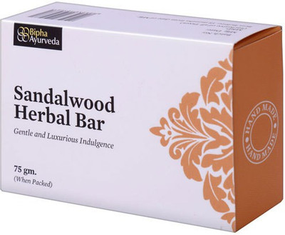 

Bipha Ayurveda Sandalwood Herbal Bar(75 g)