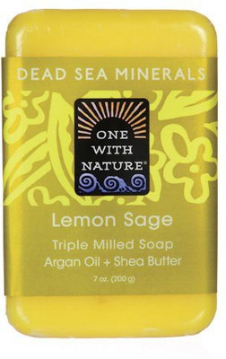 

One With Nature Lemon Sage Dead Sea Mineral Soap Bar(200 g)