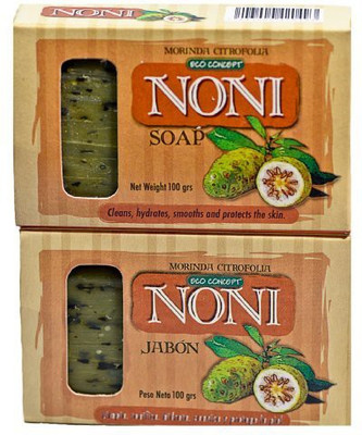 

Eco Concept Natural Noni Soap from Costa Rica. (Package of 2).(100 g, Pack of 2)