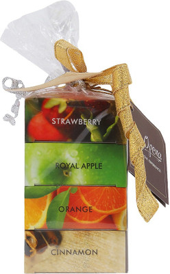 

Soap Opera Strawberry, Orange, Green Apple, Cinnamon Soaps - 3+1 combo pack(400 g, Pack of 4)