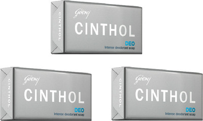 

Cinthol Deo - Pack of 3 (3 x 100 g)(100 g, Pack of 3)