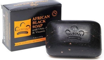 

Nubian Heritage African Black Bar Soap with Oats Aloe Vera (2 Pack)(141 g)