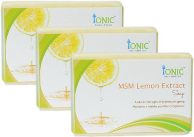 

Ionic MSM Lemon Extract Soap(Pack of 3)(270 g, Pack of 3)