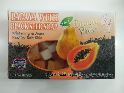 

Beauty Skin papaya with black seed soap(100 g)