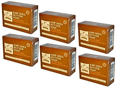 

Nubian Heritage Raw Shea Butter Soap (Pack of 6)(60 g, Pack of 6)