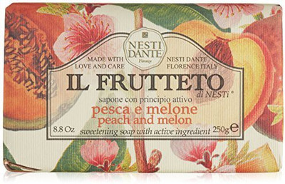 

Nesti Dante Il Frutteto Peach and Melon Natural Fruit Scented Bar Soap for Bath Hands and Body(250 g)