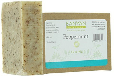 

Banyan Botanicals Peppermint Soap - Refreshing And Cooling(99 g)