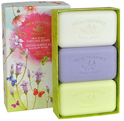 

Pre De Provence Floral Meadow Gift Box Soap(150 g, Pack of 3)