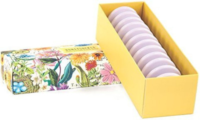 

Michel Design Works Triple Milled Guest Soap Box Set, Honeysuckle(11.336 g, Pack of 12)