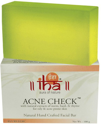 

IHA Ayurvedic Acne Check Soap - Premium Handcrafted(100 g)
