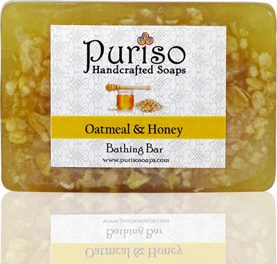 

Puriso Handcrafted Soaps Honey & Oatmeal Bathing Bar- Active Series(100 g)